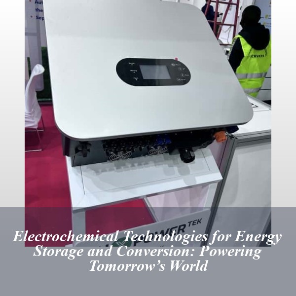Electrochemical Technologies for Energy Storage and Conversion: Powering Tomorrow’s World